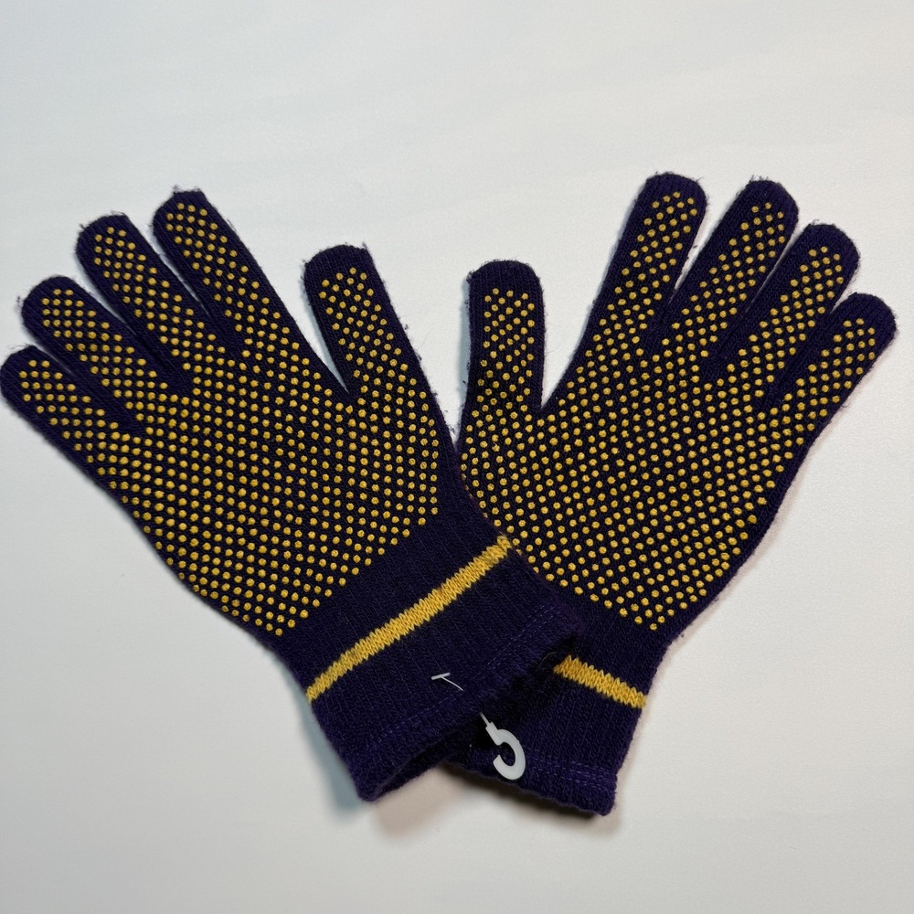 Wells Lamont Mens Gloves One Size Purple Acrylic Stretch‎ Vikings NFL Football - Picture 4 of 5